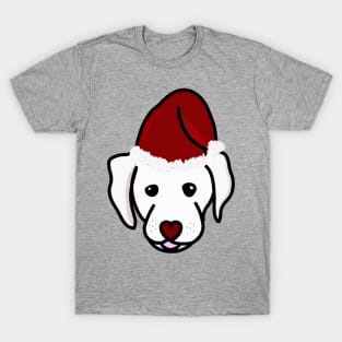 Puppy in christmas bonnet T-Shirt
